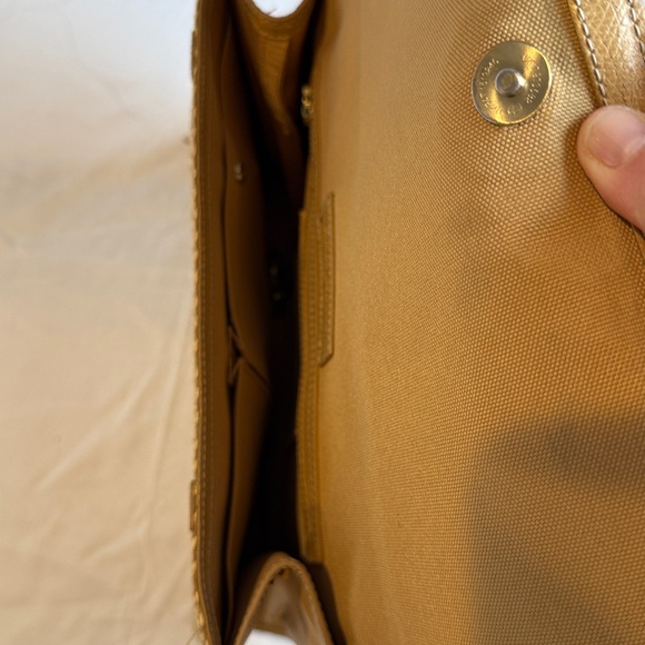 ERIC JAVITS Raffia shoulder bag,linen!Vintage! - Picture 5 of 7